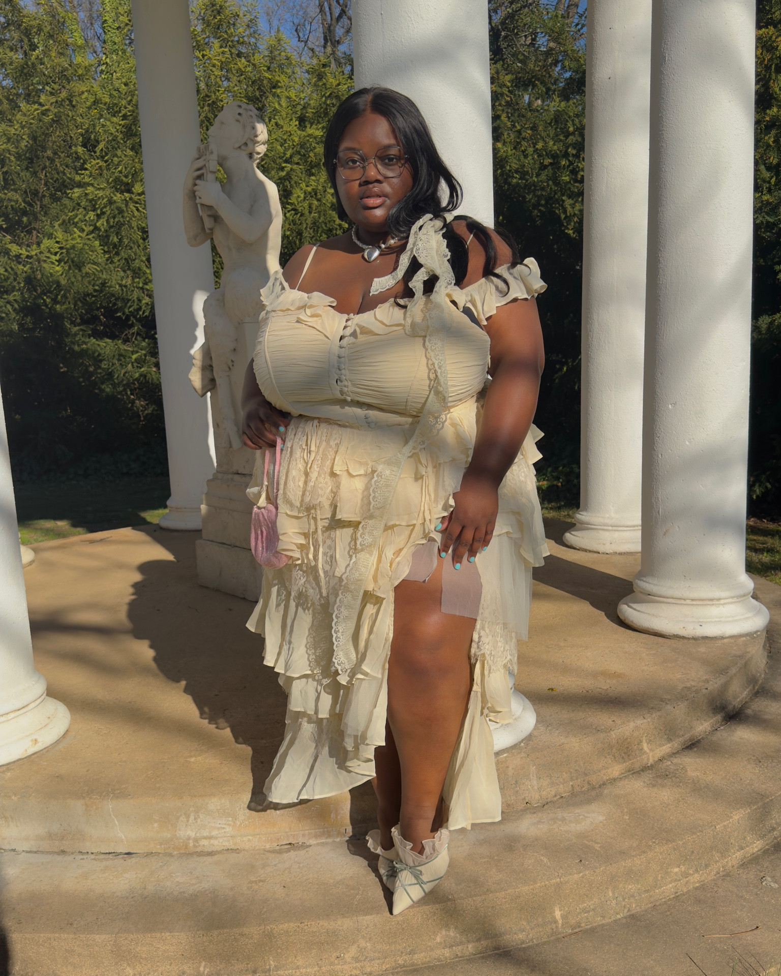 plus size plus size mesh paneled pleated simple - Temu, image size:1181x1478