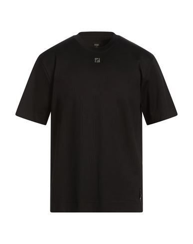 Fendi Man T-shirt Black Size S Cotton | YOOX (US)