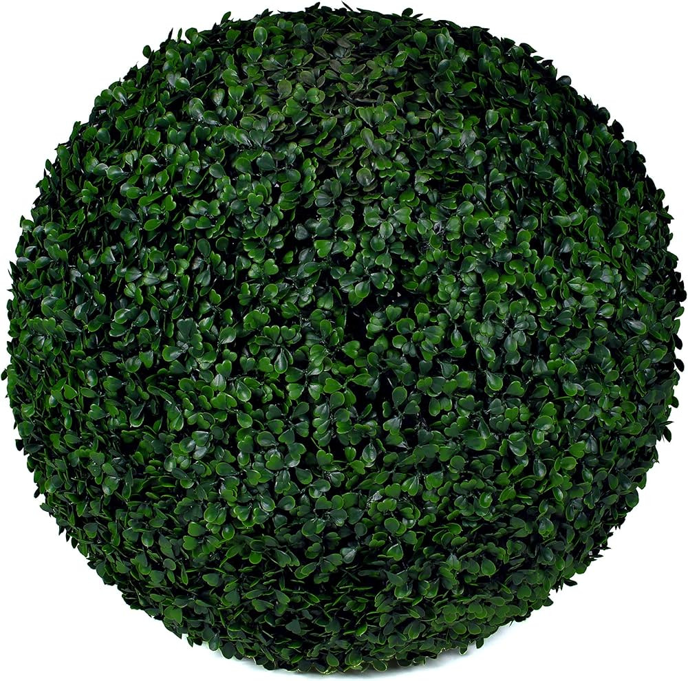 3rd Street Inn XL Boxwood Topiary Ball - Artificial Plant Set - Indoor/Outdoor Wedding Party Deco... | Amazon (US)