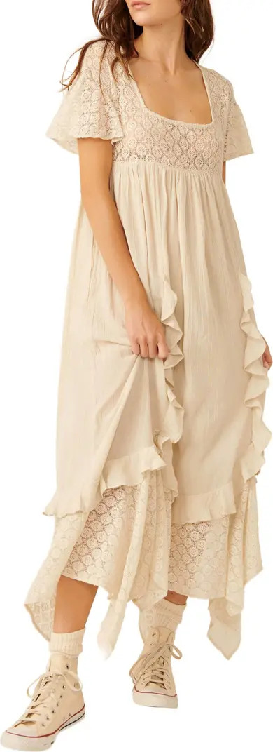 Bring the Romance Handkerchief Hem Maxi Dress | Nordstrom Rack