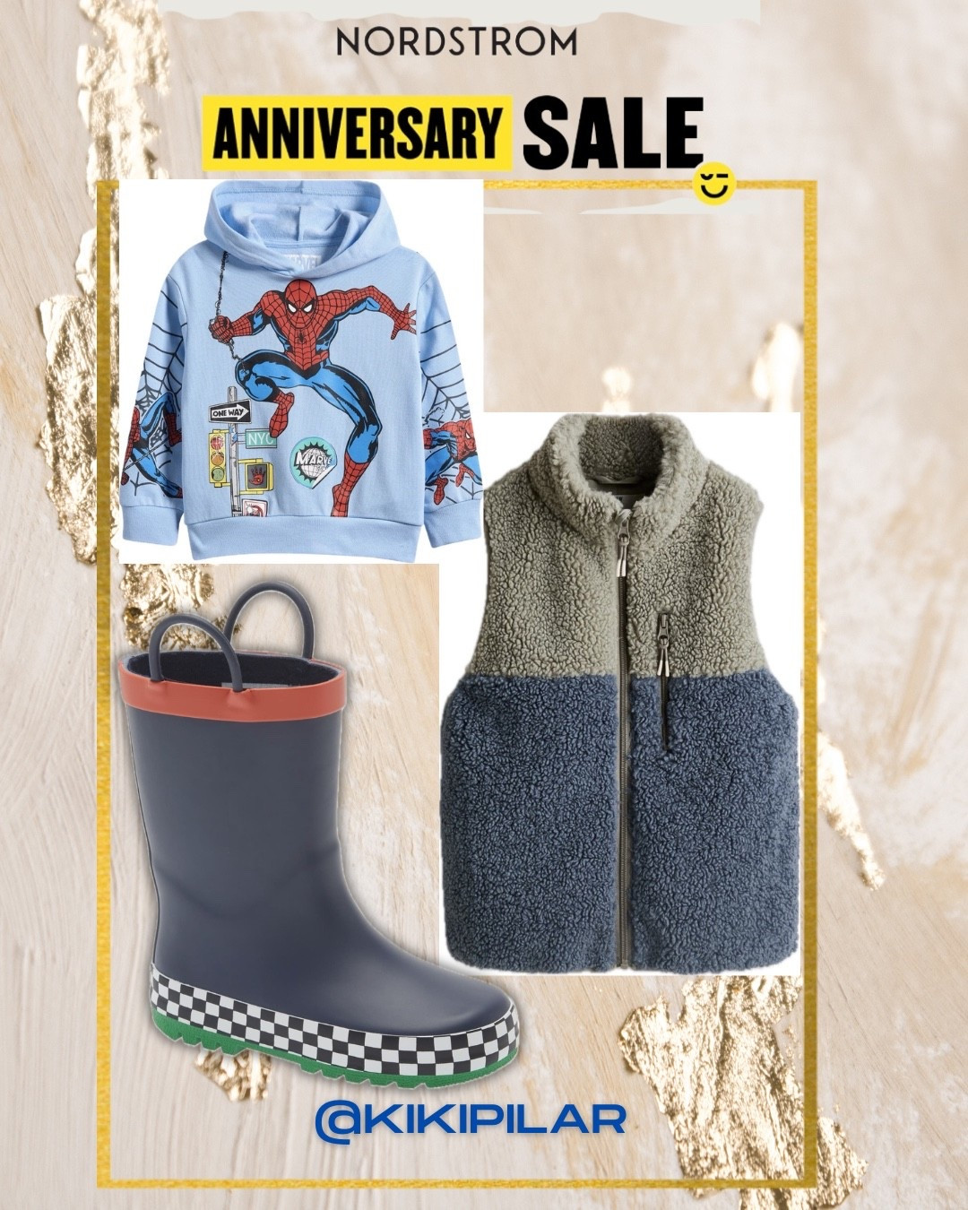 Nordstrom anniversary sale
What I bought for Owen
Boys Nordstrom finds
Boys anniversary sale finds
Nordstrom order for boys
Boys Nordstrom order 
Spiderman sweatshirt on sale
Fall outfit for boys
Rain boots boys
Toddler rain boots on sale
Boys Sherpa vest
Boys fall vest

#LTKKids #LTKSaleAlert #LTKmomlife