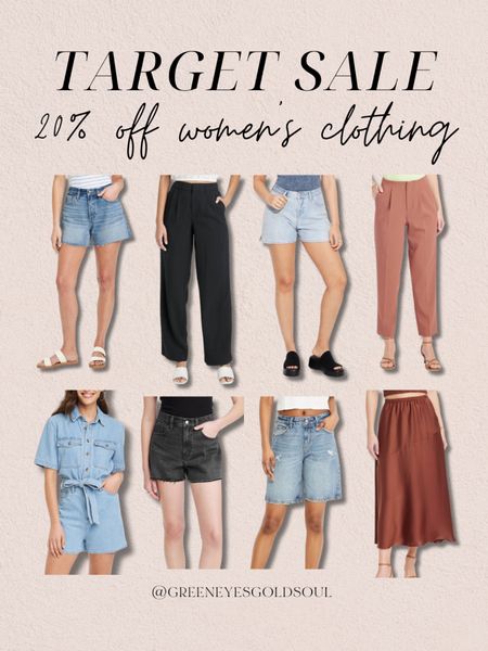 Target sale! 20% off all women’s clothing 🩵
Denim, jeans, shorts, trousers, pants, slacks, skirt, romper

#LTKFindsUnder50 #LTKSaleAlert #LTKU
