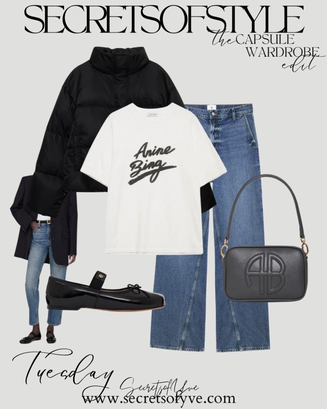 Secretsofyve: capsule wardrobe Tuesday outfit of the day. OOTD
#Secretsofyve #ltkgiftguide
Always humbled & thankful to have you here.. New posts daily at 3pm &4:15pm EST. @aninebing
CEO: PATESI Global & PATESIfoundation.org
 @secretsofyve : where beautiful meets practical, comfy meets style, affordable meets glam with a splash of splurge every now and then. I do LOVE a good sale and combining codes! #ltkstyletip #ltksalealert #ltkfamily #ltku #ltkfindsunder100 #ltkfindsunder50 #ltkover40 #ltkplussize #ltkmidsize #ltktravel #ltkparties #ltkworkwear #ltkbump #ltkitbag #ltkbeauty secretsofyve 

#LTKShoeCrush #LTKWatchNow #LTKSeasonal