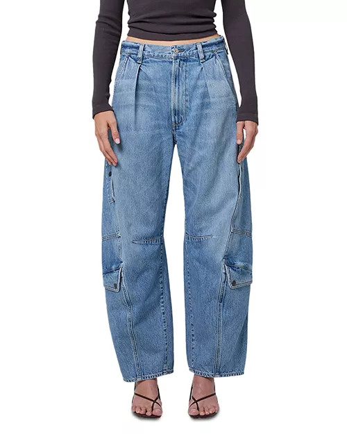 Flight High Rise Barrel Jeans in Zenith | Bloomingdale's (US)