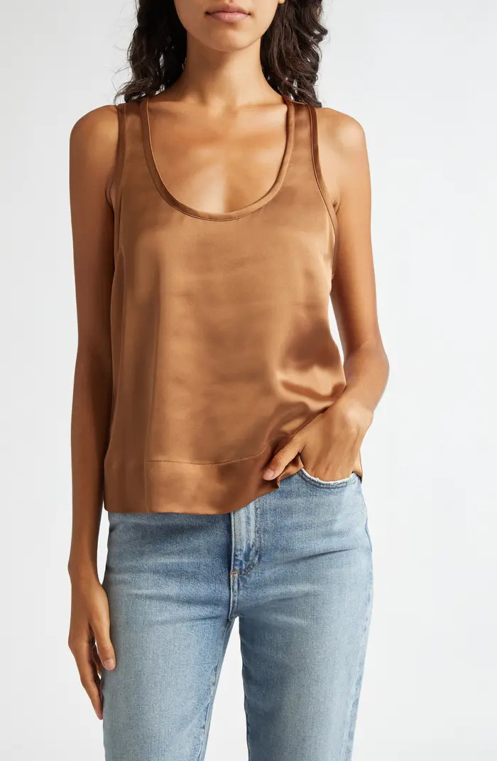 Alice + Olivia Avril Satin Tank | Nordstrom | Nordstrom