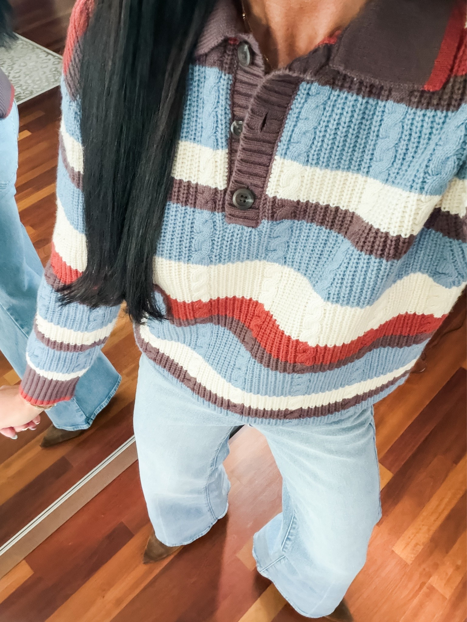 Love this striped sweater 
Size small
2 denim 
@Target

#LTKootd #LTKSeasonal #LTKSaleAlert