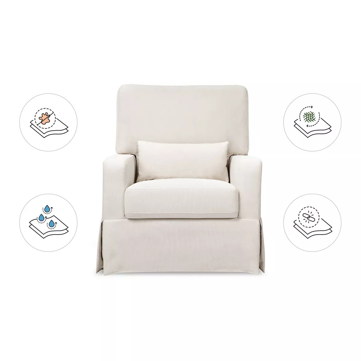 Namesake Crawford Pillowback Comfort Swivel Glider | Target