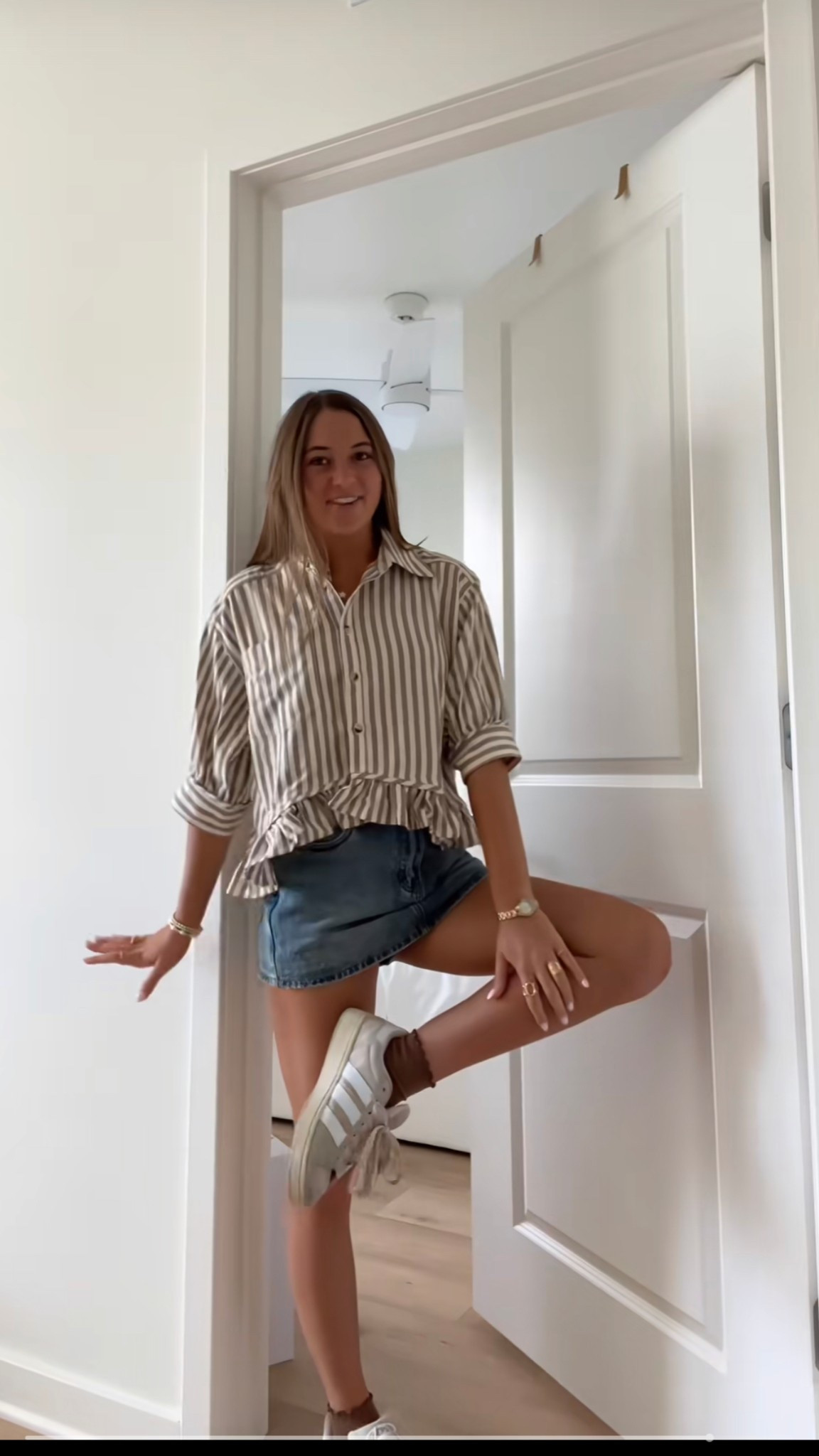 wearing a size small in the top!