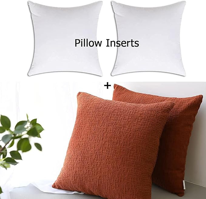 Kevin Textile 2 pcs Velvet Pillow Cover + 1 pcs Pillow Inserts | Amazon (US)