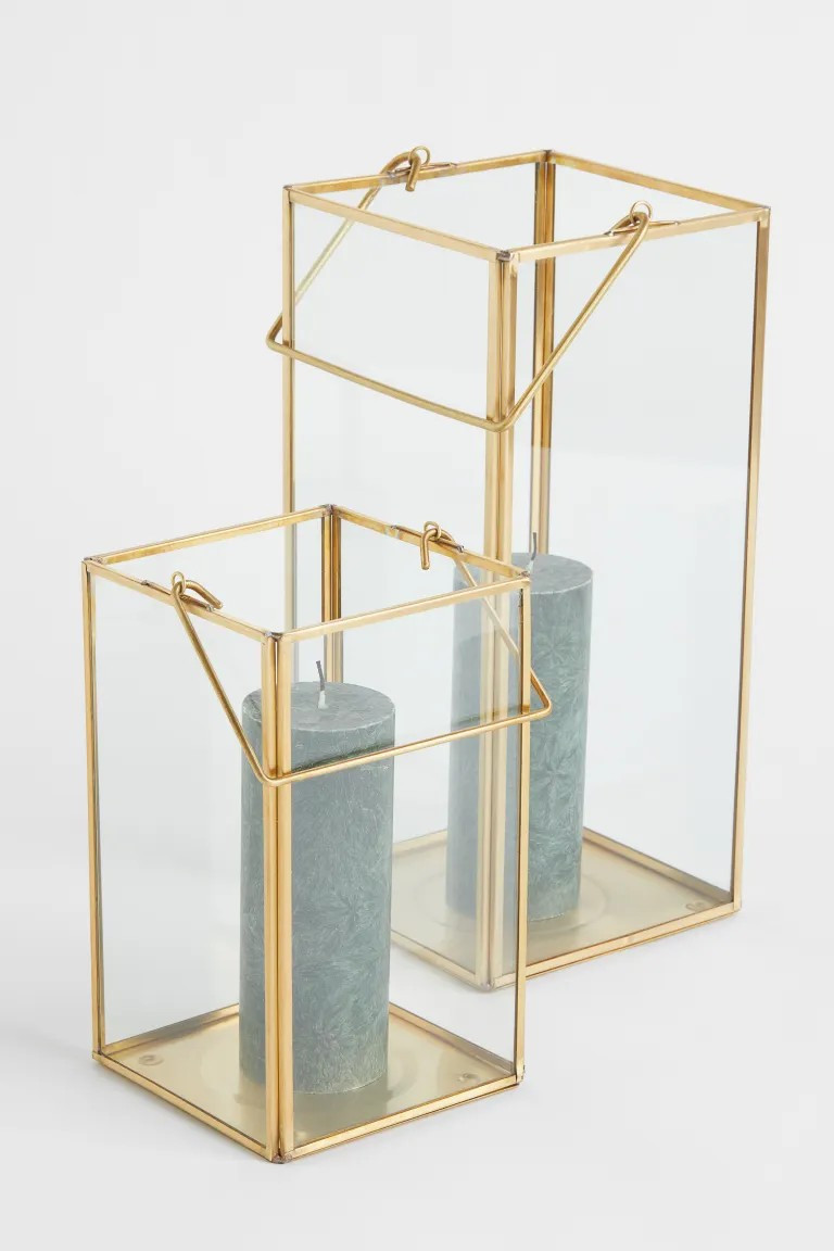 Metal Pillar Candle Holder | H&M (US + CA)
