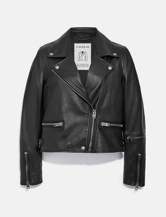 leather biker | Coach (US)
