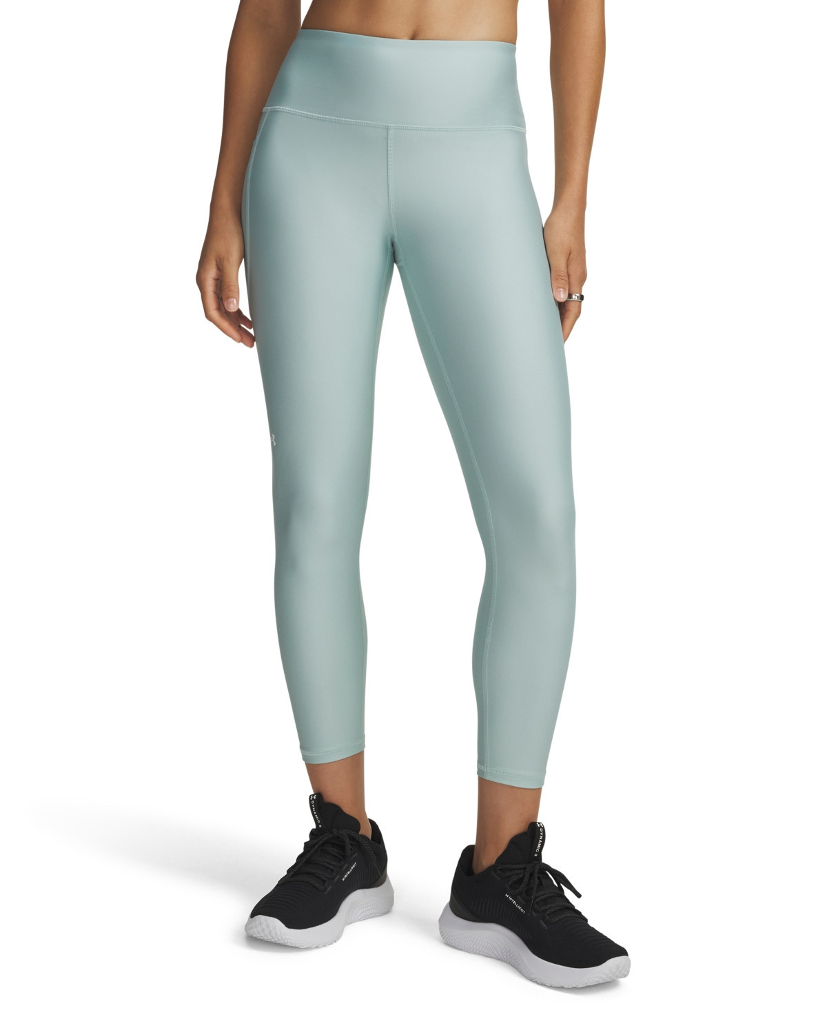 Under Armour Women's Tech High-Rise Ankle Length Leggings - Enamel Blue/White | Macy's