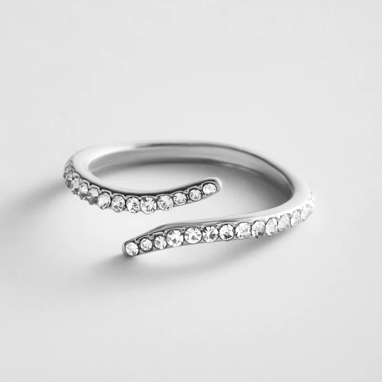 Elyse Pav\u00e9 Wrap Ring | BaubleBar