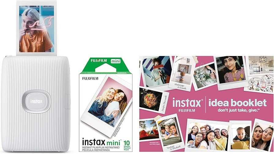 FUJIFILM Instax Mini Link 2 Smartphone Printer Bundle 2025 - Clay White | Amazon (US)