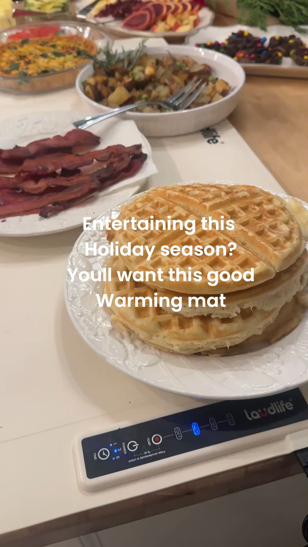 Sunday Dinner idea
Or Holiday party

Brunch for dinner ❤️☕️

This handy silicon warming mat with built in feet, doesn’t harm any surface, has temperature control, easy to whip down and rolls up for easy storage. 

Perfect to keep your food warm while your serving buffet style 

Great gift idea as well!


#LTKGiftGuide #LTKHoliday #LTKHome