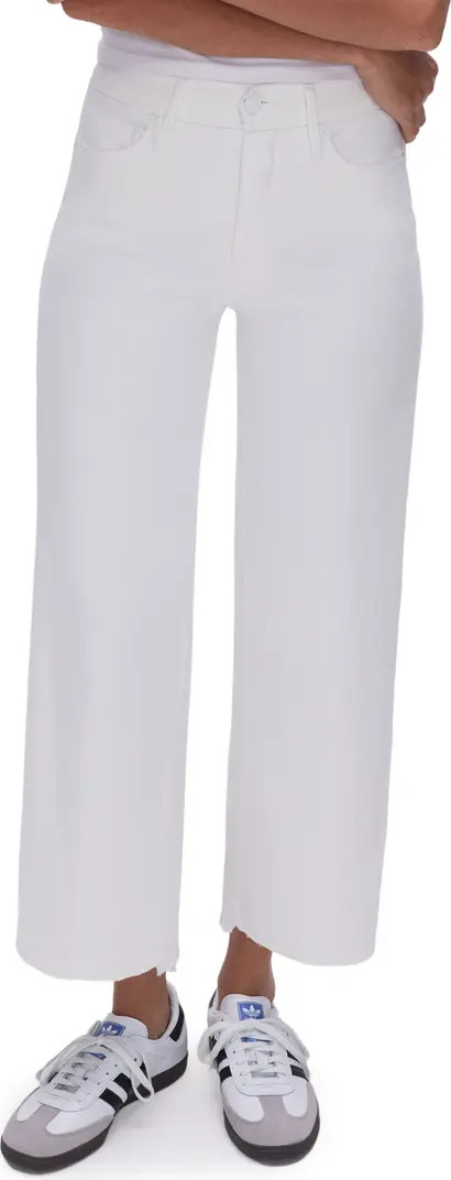 Good American Good Waist Crop Palazzo Jeans | Nordstrom | Nordstrom