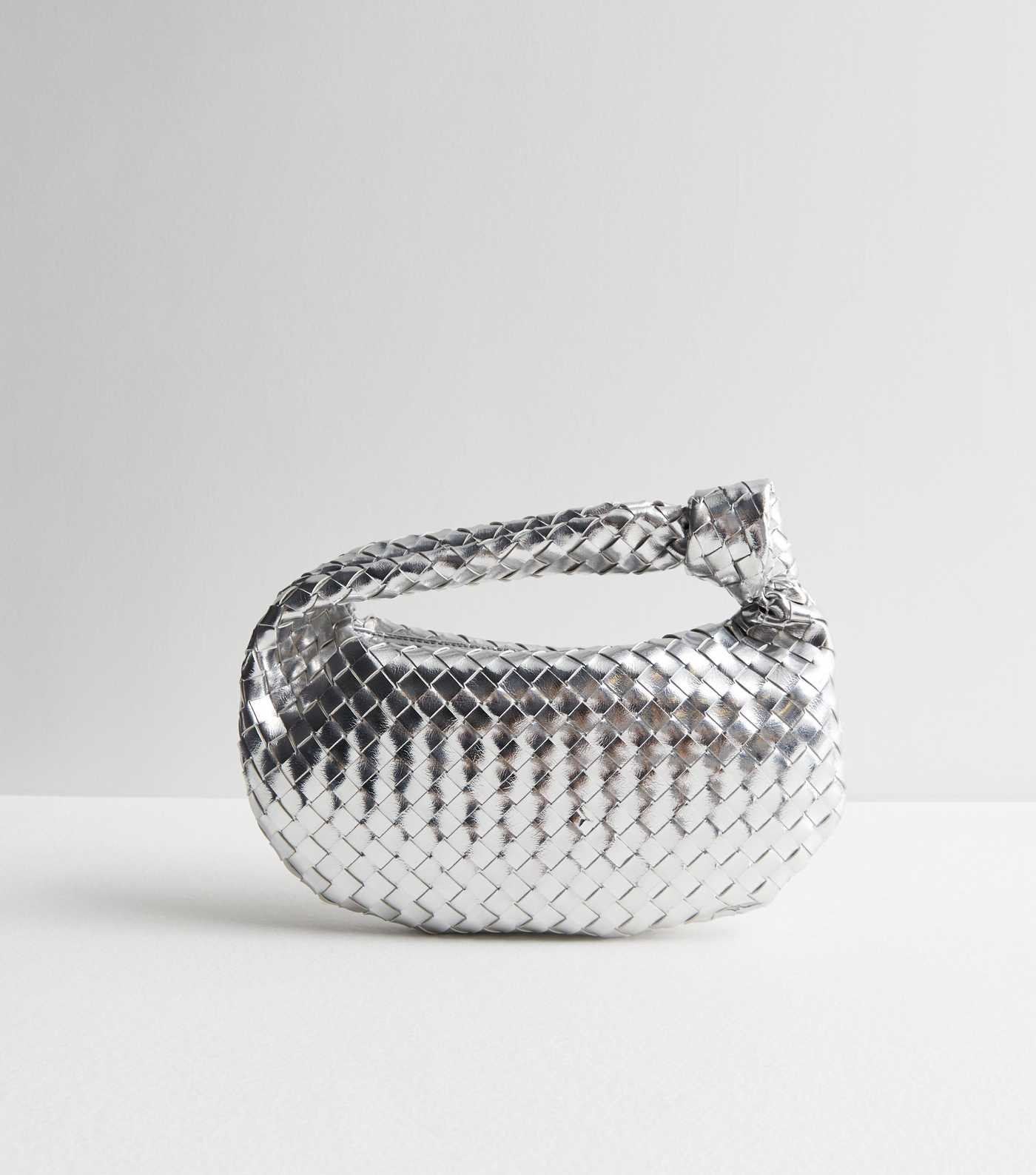 Public Desire Silver Woven Top Handle Bag
						
						Add to Saved Items
						Remove from Saved... | New Look (UK)