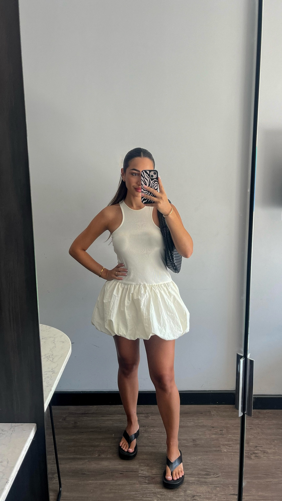 H&M Sleeveless bubble-hem dress 🤍

#LTKeurope #LTKstyletip #LTKsummer