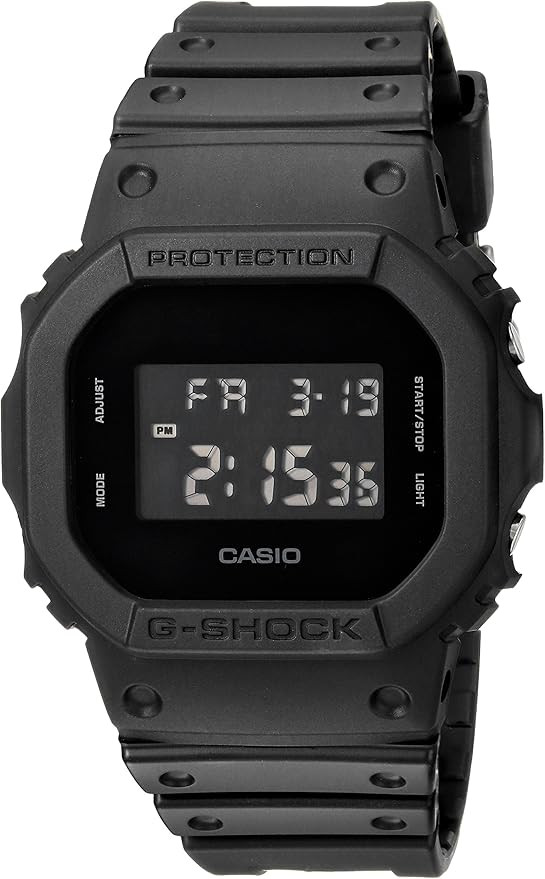 Casio Men's DW-5600BB-1CR G Shock Digital Display Quartz Black Watch | Amazon (US)