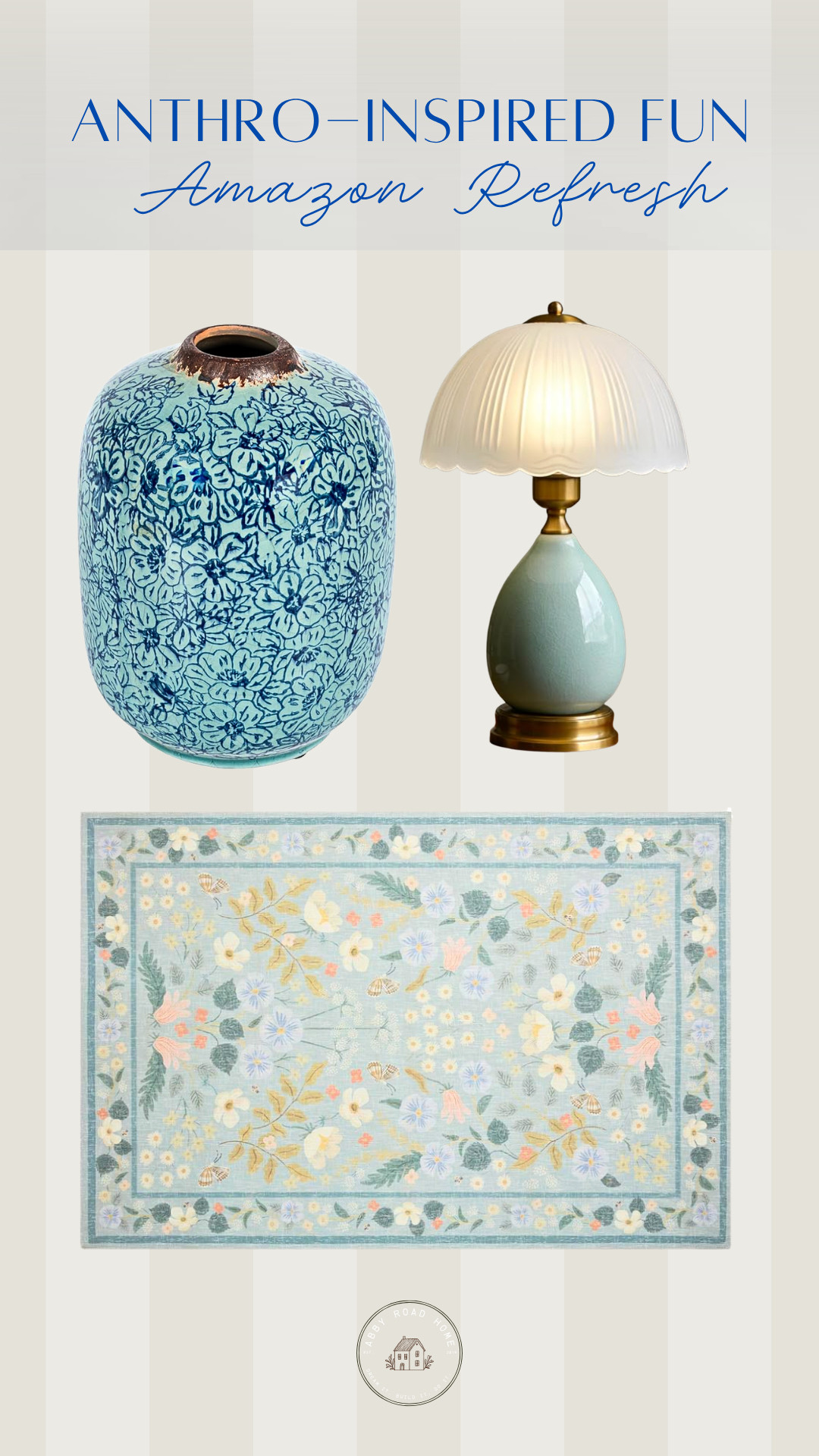 Anthro-inspired Amazon finds that feel soft, vintage, and elevated 🌿🩵
These pieces give that collected European cottage feel without the designer markup. The floral rug + scalloped lamp combo is everything.


#LTKhome #amazonhome #anthrohome #femininedecor #vintagestyle #springhome #cozydecor #amazonfinds #grandmillennialstyle #cottageinspired 

 