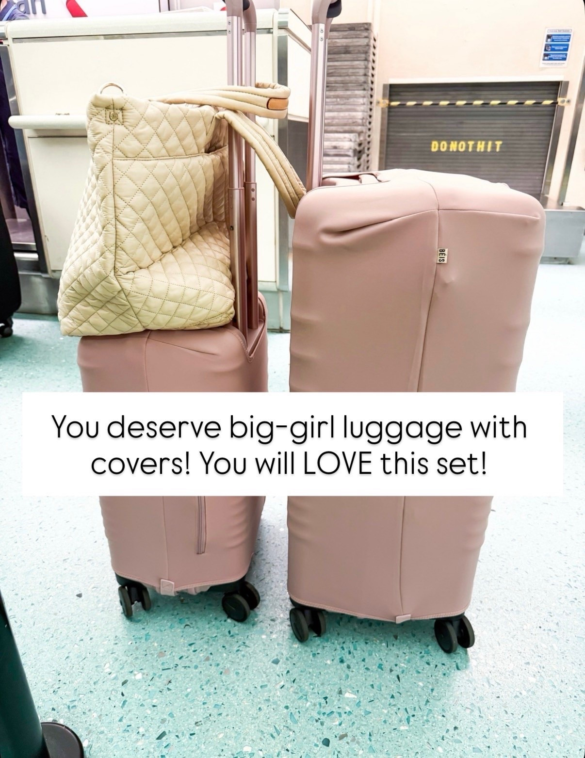This is the best travel tote! Has a million pockets and super roomy! Also has a luggage sleeve. I love my Beis luggage set with covers! Travel essentials. Travel necessities. Travel must-haves.

#LTKootd #LTKTravel #LTKmomlife