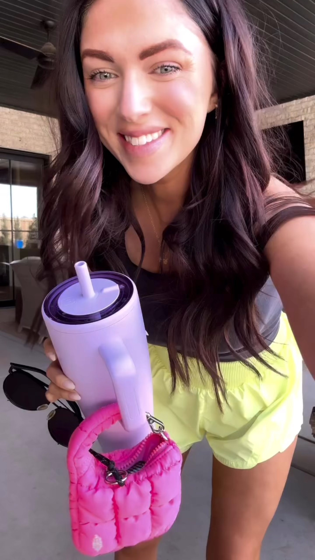 All the bright colors for Summer! 🩷💛🧡💚 If you’re getting in those steps, you can at least make it cute and fun! I love this pouch for my Brumate! 

#LTKFindsUnder50 #LTKActive #LTKSeasonal