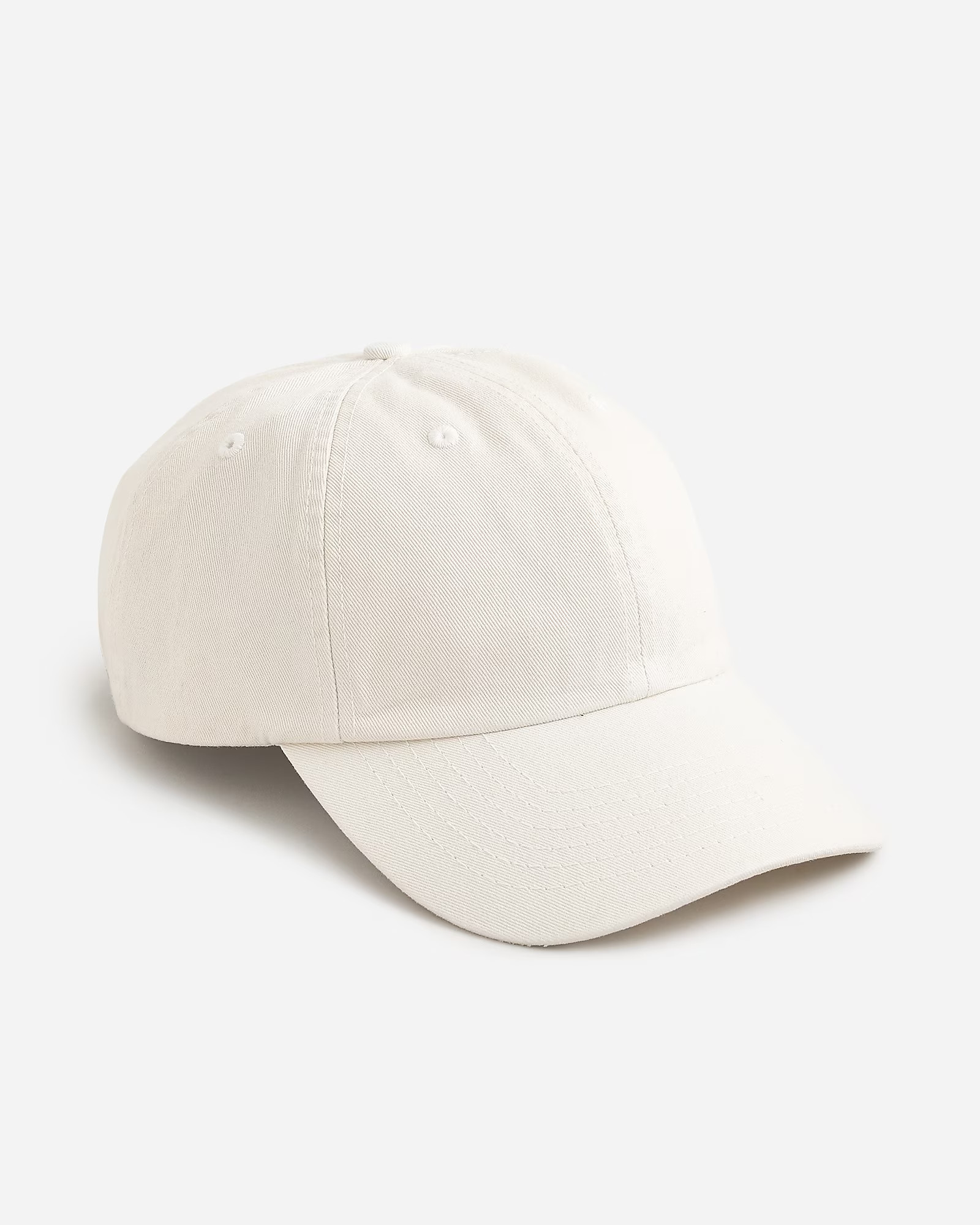 Made-in-the-USA garment-dyed twill baseball cap | J. Crew US