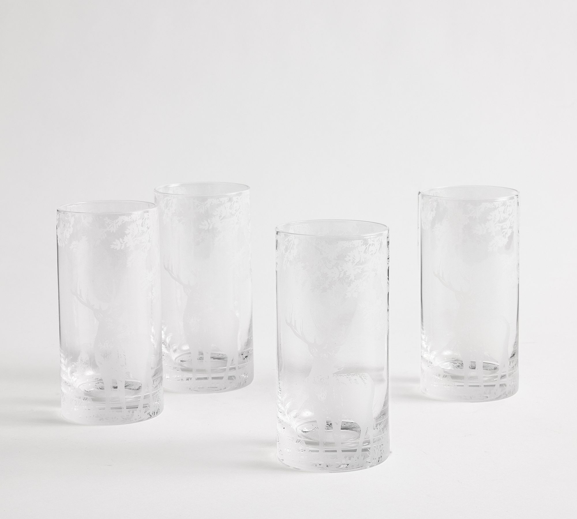 Fantastical Forest Cocktail Glasses - Set of 4 | Pottery Barn (US)