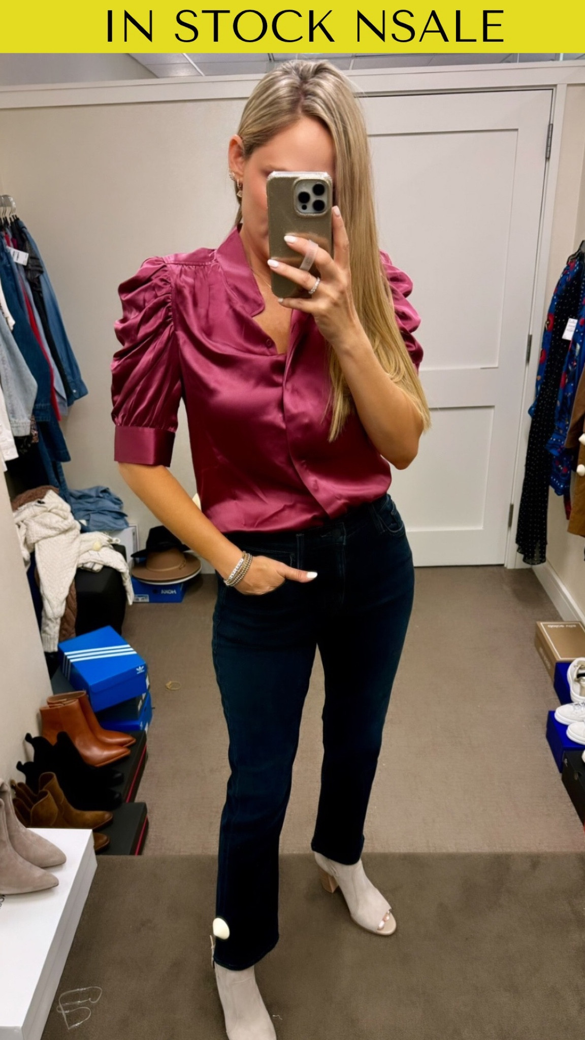 Cute silk top still in stock at Nordstrom! 

Nordstrom anniversary sale happening now❗️


#LTKStyleTip #LTKxNSale #LTKSaleAlert