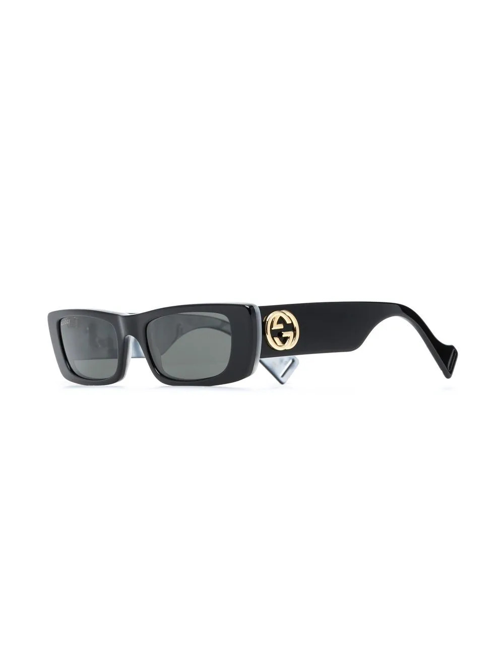 Gucci Eyewear GG0516S rectangular-frame Sunglasses | Black | FARFETCH MY | Farfetch Global