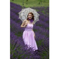 Pink Gingham Dress Women Summer Checker Vintage 70S Retro Sundress Pin Up 50S Bridesmaid | Etsy (US)