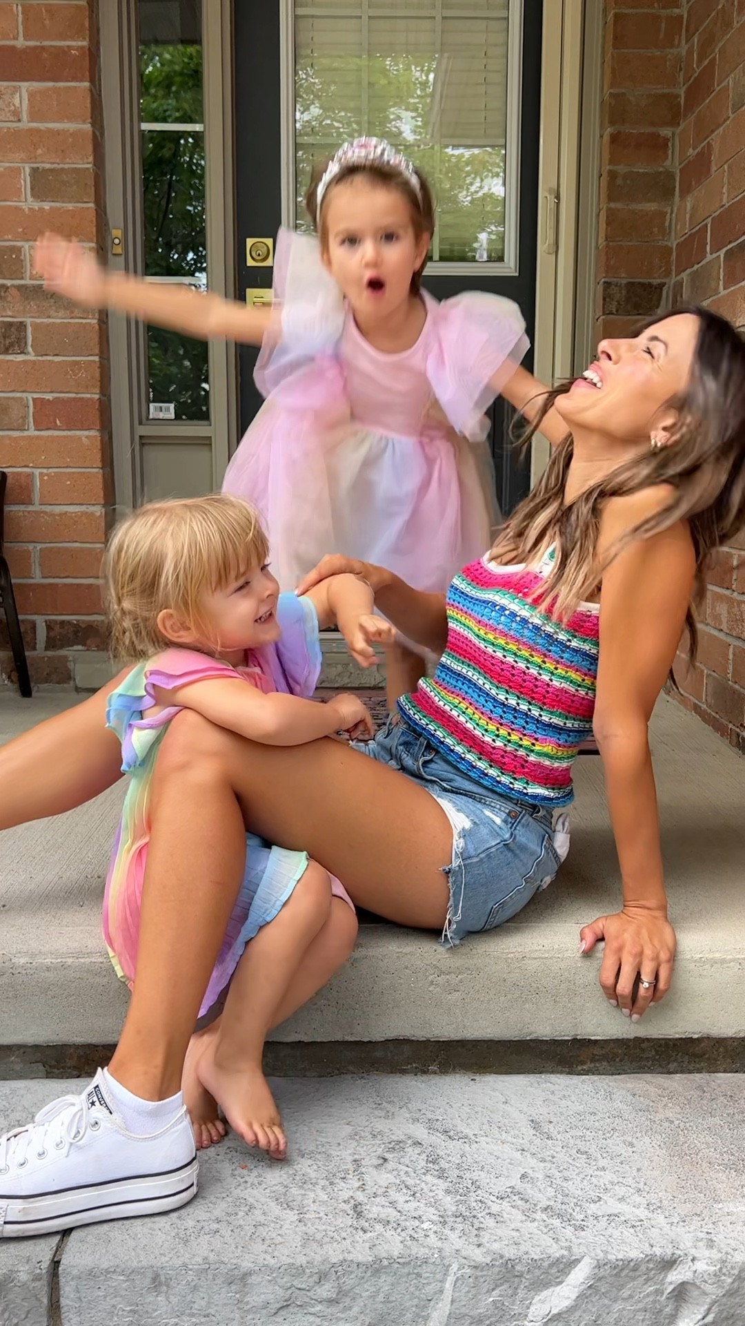 Birthday party outfits called for ✨colours✨ The girls chose their rainbow princess dresses and I found the perfect rainbow crochet tank ;)

#LTKfamily #LTKbeauty