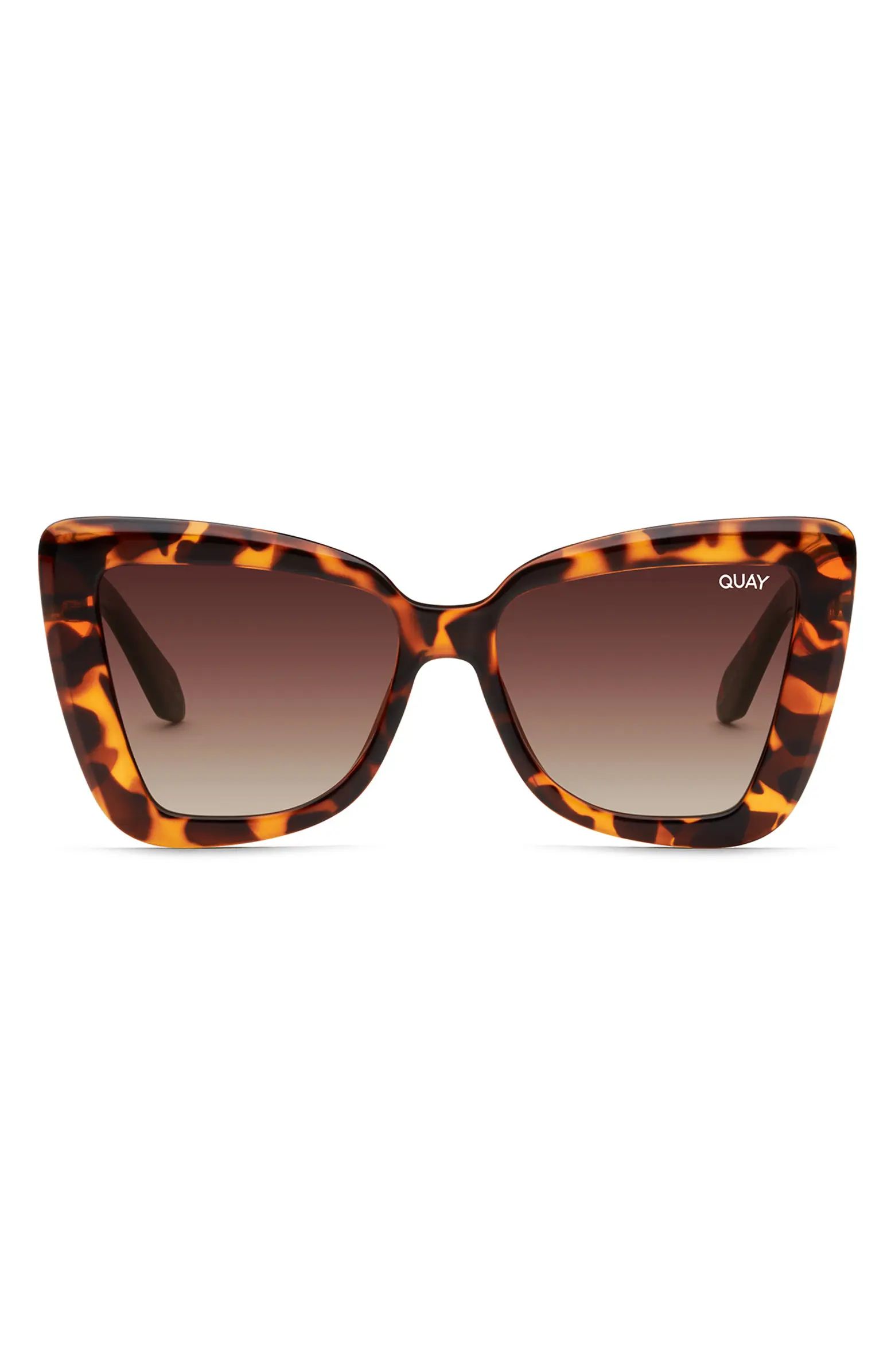 Quay Australia x Love Island Chain Reaction 48mm Cat Eye Sunglasses | Nordstrom | Nordstrom