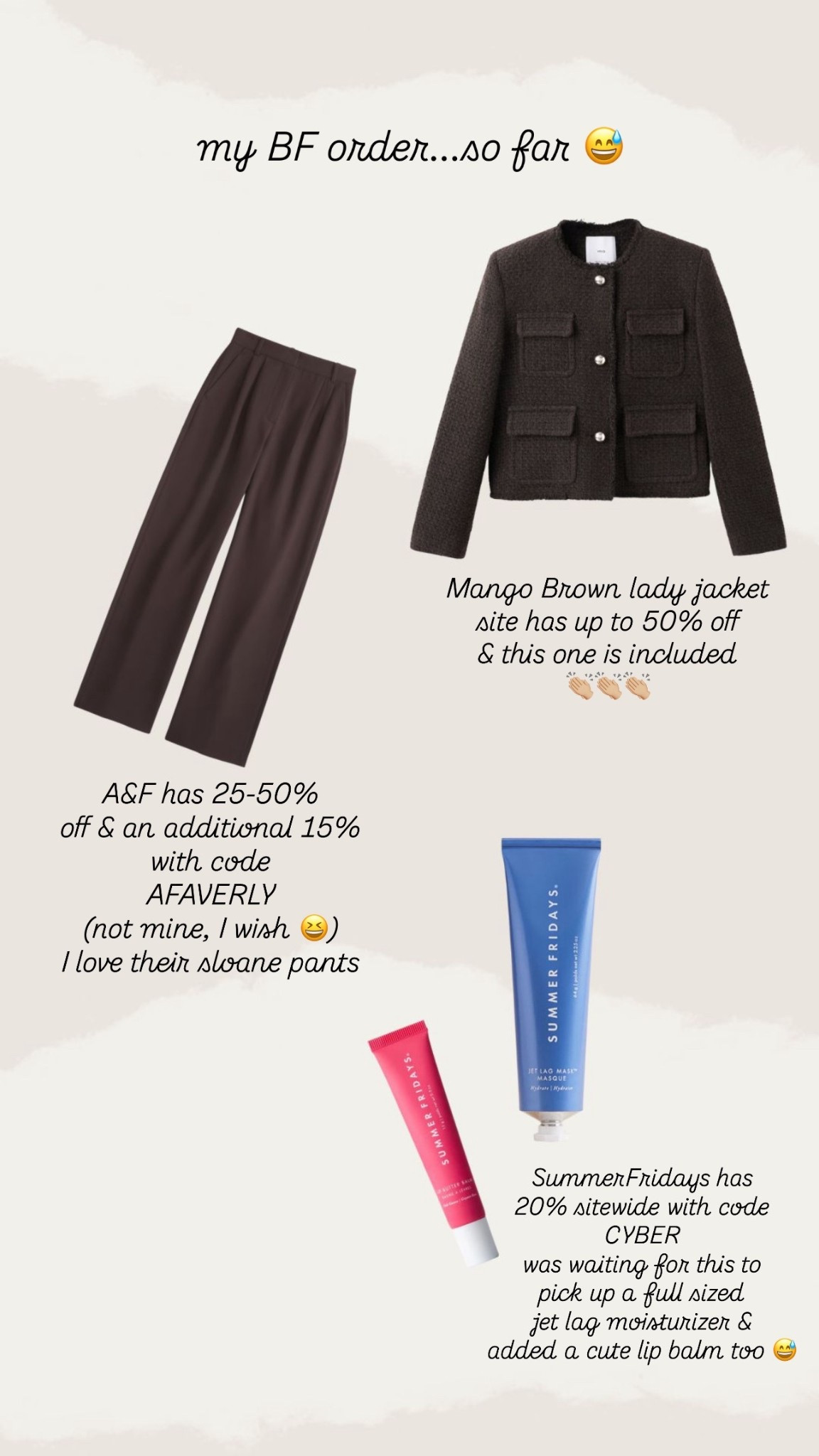 My Black Friday order...

#LTKSaleAlert #LTKFindsUnder50 #LTKselfcare