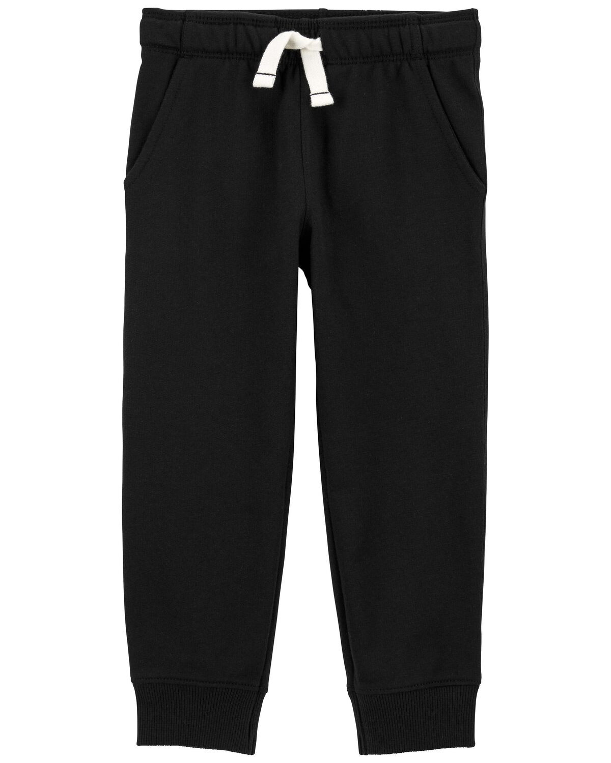 Black Baby Pull-On French Terry Joggers | carters.com | Carter's