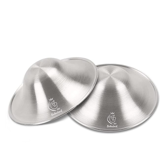 Amazon.com : Boboduck Nipple Shields for Nursing Newborn - 925 Silver Nursing Cups Soothe and Pro... | Amazon (US)