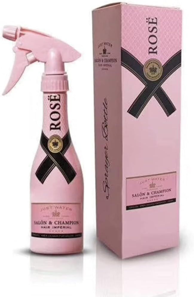 Pink Hairspray Bottle 280 ml - Moet Champagne Hairdressing , Spray Bottle, Fine Mist for Hair Stylin | Amazon (US)