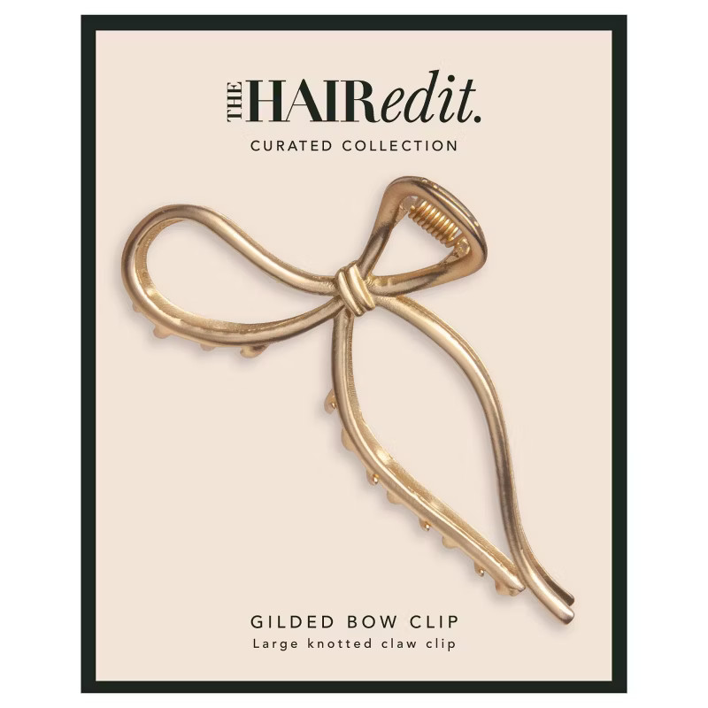 The Hair Edit Gilded Bow Clip | Target