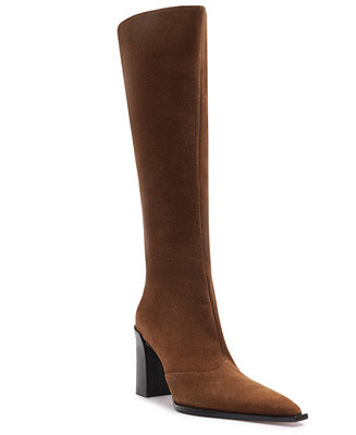 Schutz Women Raffaela Up Pointed Toe Dress Boots - Macy's | Macy's