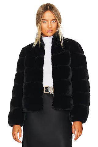 Generation Love Jodi Faux Fur Jacket in Black from Revolve.com | Revolve Clothing (Global)