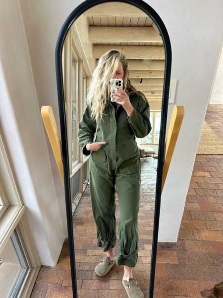 Living in this vintage military jumpsuit, wearing a men’s size small. 
