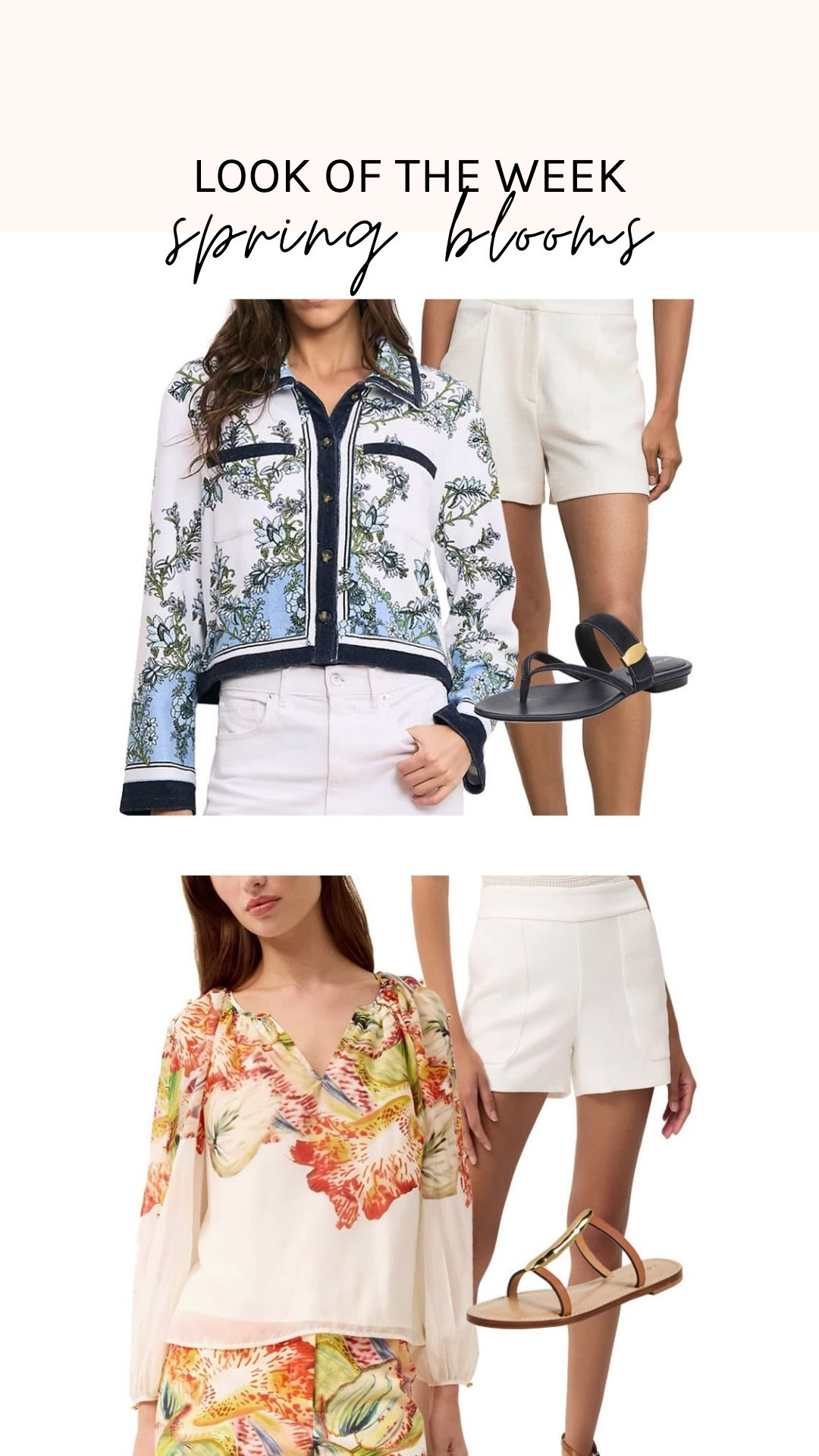 Brighten up your spring wardrobe with fresh florals. From bold blossoms to delicate buds, this week’s picks feature chic tops paired with favorite jeans or shorts, and gorgeous dresses for every occasion. Finish off your look with must-have heels, sandals, or sneakers.

#LTKootd
