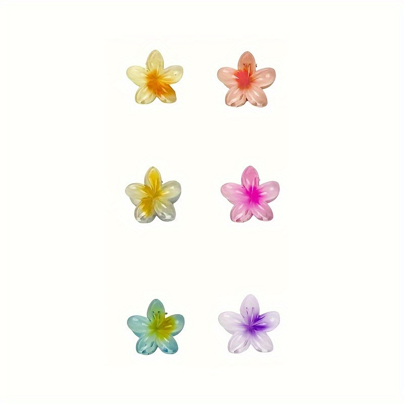 6pcs Summer Candy Color Egg Flower Grab Clip Sweet Hair Clip Female Flower Hair Accessories Plate... | Temu Affiliate Program