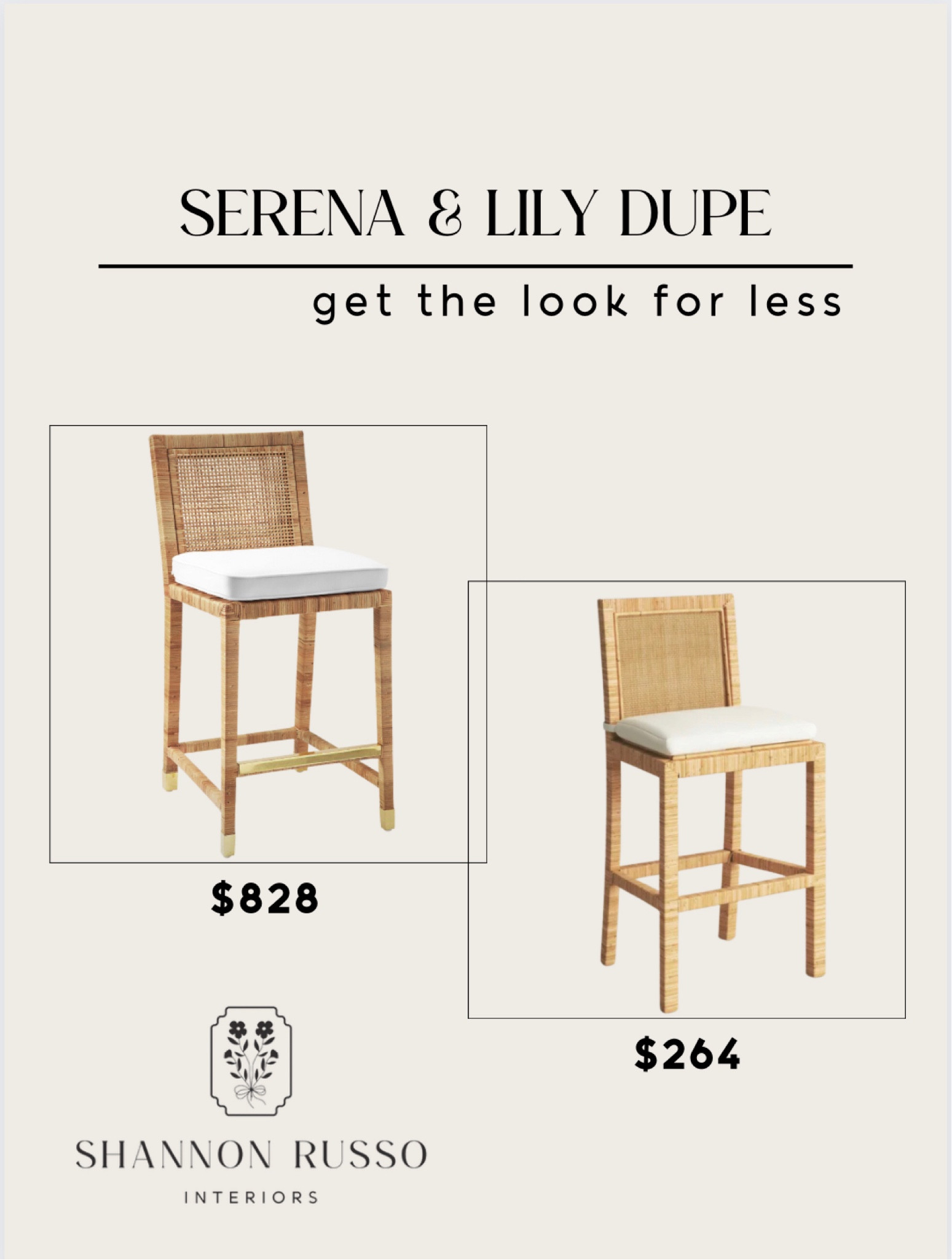 Serena and Lily dupe counter stools, bar stools, kitchen, eat in kitchen, organic, modern, coastal, Shannon Russo Interiors 

#LTKFind #LTKhome