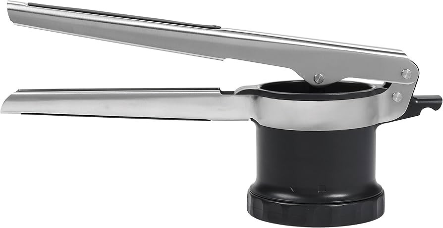 OXO Good Grips 3-in-1 Adjustable Potato Ricer, Black/Silver | Amazon (US)