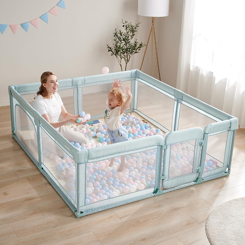 EIH Baby Playpen, Playpen for Babies and Toddlers Indoor & Outdoor Kids Activity Center with 50 O... | Amazon (US)
