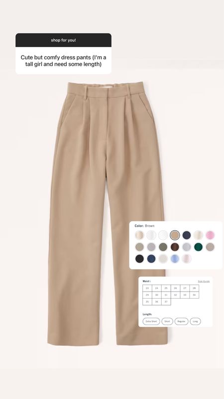 These Abercrombie tailored pants are SO popular & for good reason!! They fit amazing, have so many colors + sizes, and are a great price. I have a few pair of these from last fall & was shocked how much I loved them. They look great dressed up for work or dressed down with sneakers. Worth the $$

#LTKSeasonal #LTKSale #LTKBacktoSchool