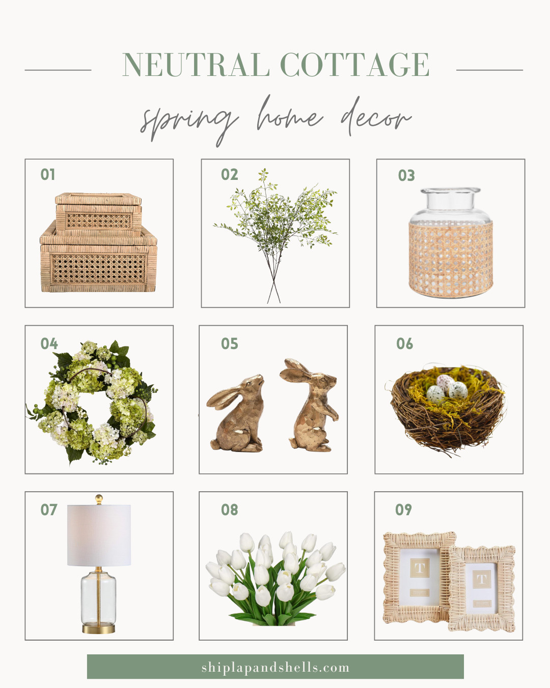 Bring a touch of spring into your home with neutral cottage decor that feels warm and welcoming including faux florals, vases, and charming spring accents to freshen up your space with effortless style! 

 #LTKSeasonal #LTKHome #LTKFindsUnder100
