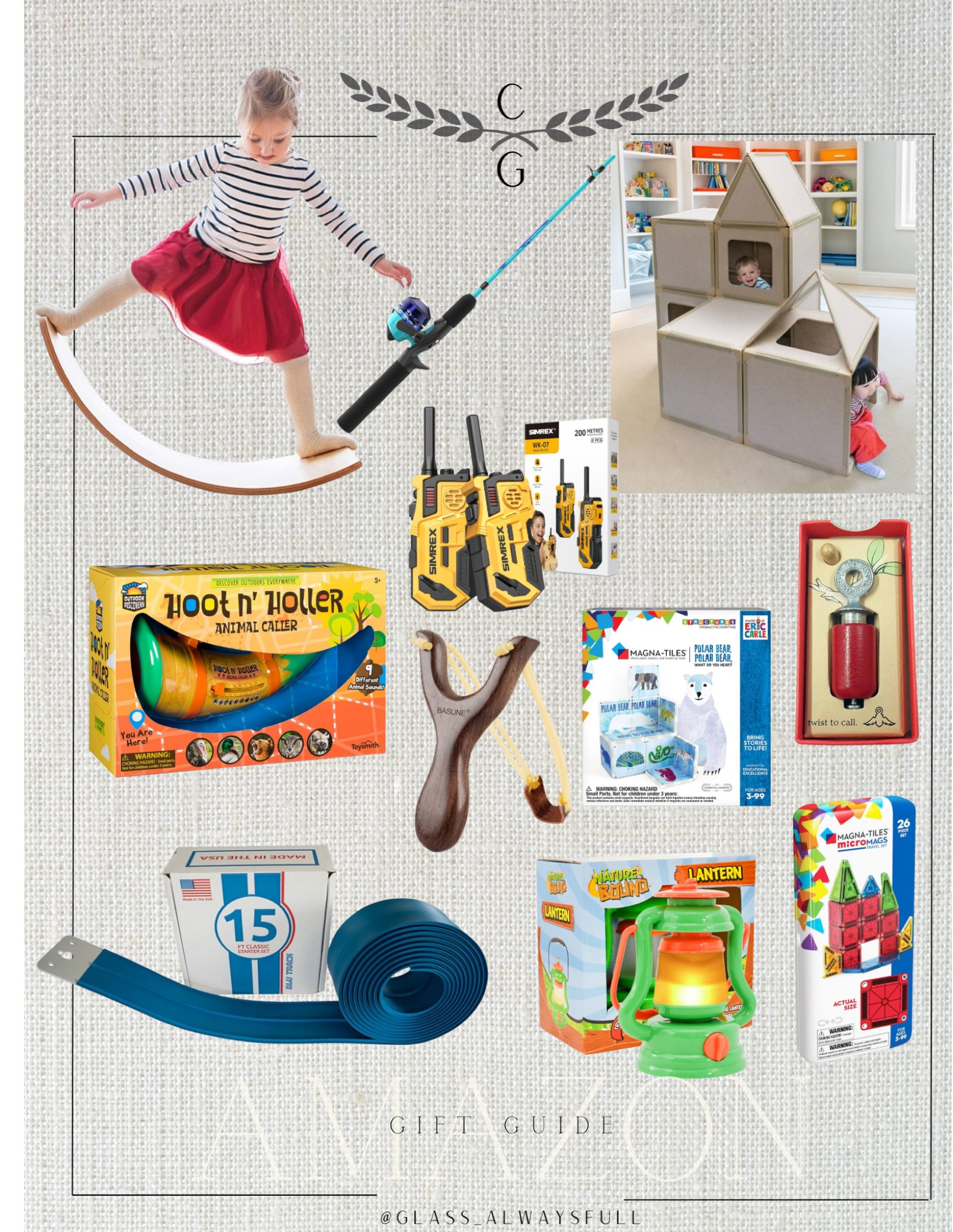 Amazon kids gift guide, toddler gift guide, toddler boy gift guide, gifts for kids, kids unplugged, kids outdoors, magnatiles, walkie talkies, fort tiles, kids camping, kids summer, kids hiking, kids games, kids activities, kids gifts, kids painting sets, kids Christmas gifts, Lincoln logs, woodland animals, watercolors, kid’s adventure journal. Callie Glass @glass_alwaysfull 


#LTKKids #LTKHoliday #LTKGiftGuide