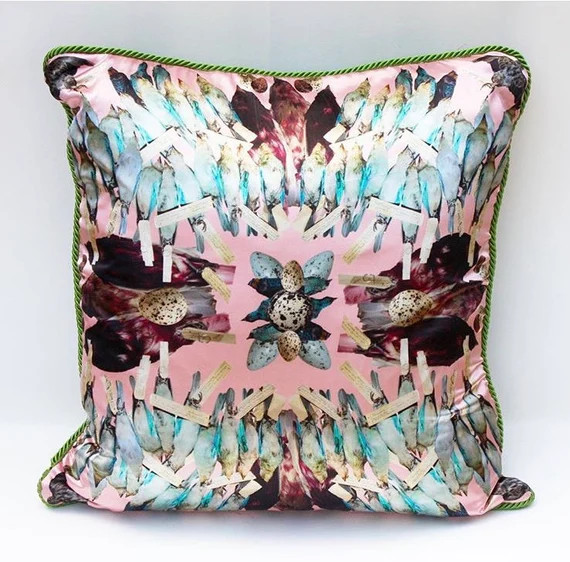 Pink Kaleidoscope Pillow | Etsy (US)